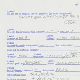 Western questionnaire, answ...