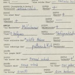 Western questionnaire, answ...