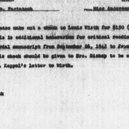 Memorandum from Florence An...