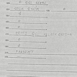 Eastern questionnaire, answ...