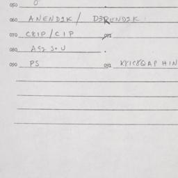 Eastern questionnaire, answ...