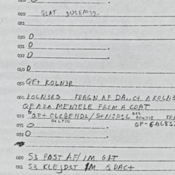 Eastern questionnaire, answ...