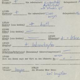 Western questionnaire, answ...