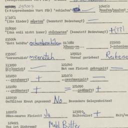 Western questionnaire, answ...