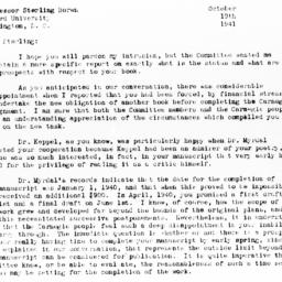 Letter from Samuel A. Stouf...