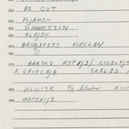 Eastern questionnaire, answ...