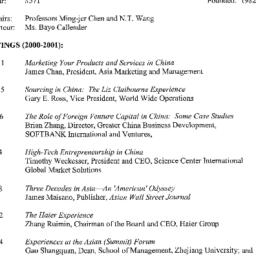Schedules, China: Internati...