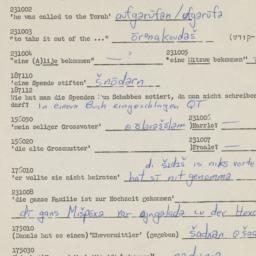Western questionnaire, answ...