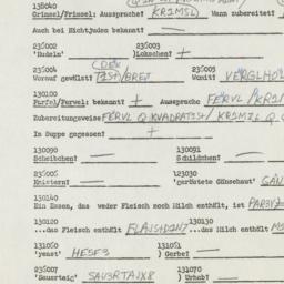 Western questionnaire, answ...