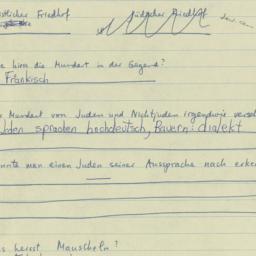 Western questionnaire, answ...