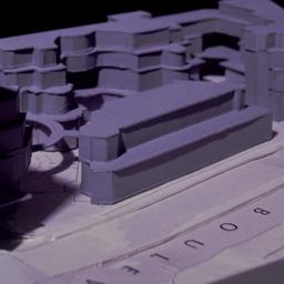 Model, exterior view.