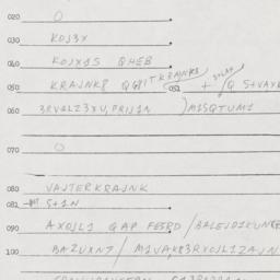 Eastern questionnaire, answ...