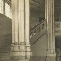 Rotunda stairs and columns