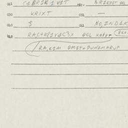 Eastern questionnaire, answ...