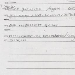 Eastern questionnaire, answ...