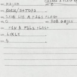 Eastern questionnaire, answ...