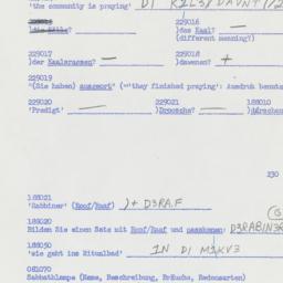 Western questionnaire, answ...