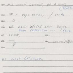 Eastern questionnaire, answ...