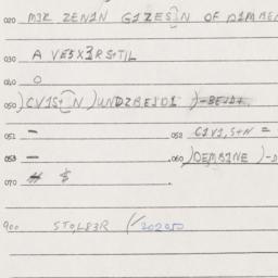 Eastern questionnaire, answ...