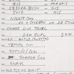 Eastern questionnaire, answ...
