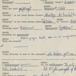 Western questionnaire, answ...