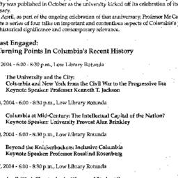 Announcements, 2004-03-13. ...