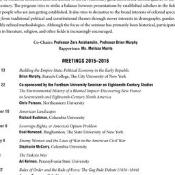 Schedules, Early American H...