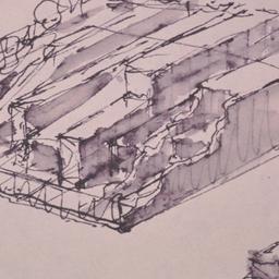 Aerial perspective sketch.