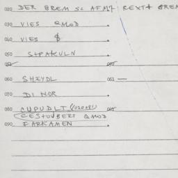Eastern questionnaire, answ...