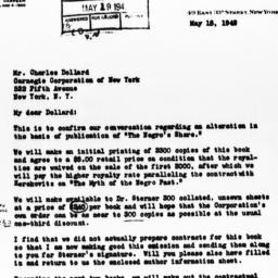 Letter from Ordway Tead to ...