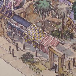 Aerial perspective drawing,...