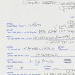 Western questionnaire, answ...