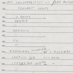Eastern questionnaire, answ...
