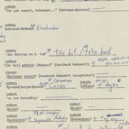 Western questionnaire, answ...