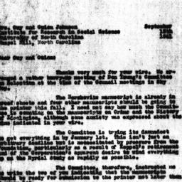 Letter from Samuel A. Stouf...