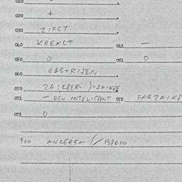 Eastern questionnaire, answ...