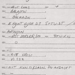 Eastern questionnaire, answ...