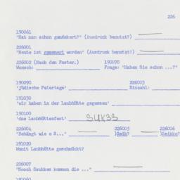 Western questionnaire, answ...