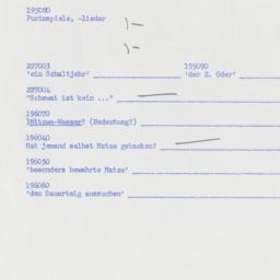 Western questionnaire, answ...