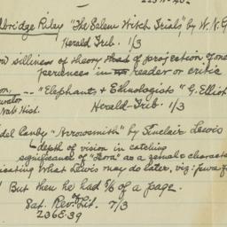 Sample Reviews, undated : a...