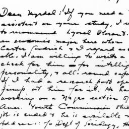 Letter from Robert Staughto...