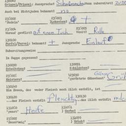 Western questionnaire, answ...