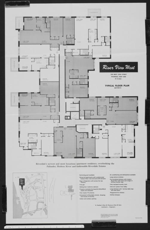 River View West, 699 W. 239 Street, Typical Floor Plan