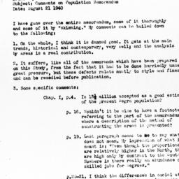 Memorandum from Guy B. John...