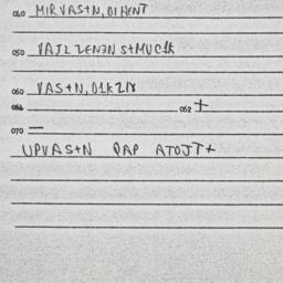 Eastern questionnaire, answ...