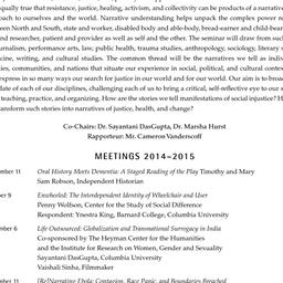 Schedules, Narrative, Healt...