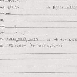 Eastern questionnaire, answ...