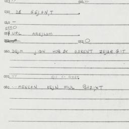 Eastern questionnaire, answ...