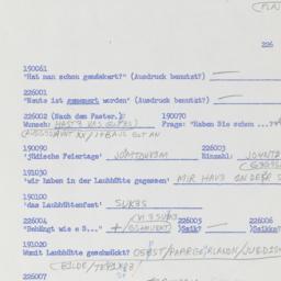 Western questionnaire, answ...