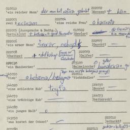 Western questionnaire, answ...